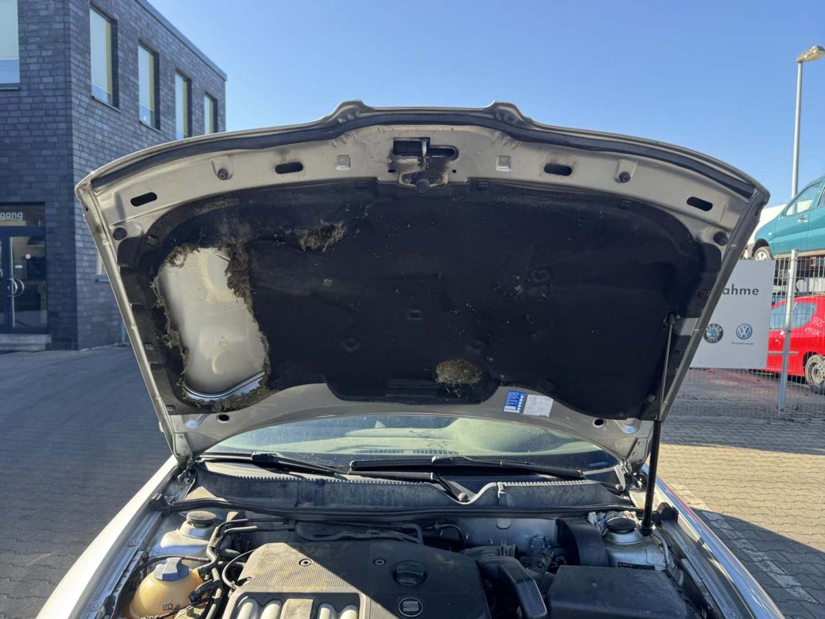 Seat Leon 1M original Motorhaube LS7N Gris Artico Bj.2000